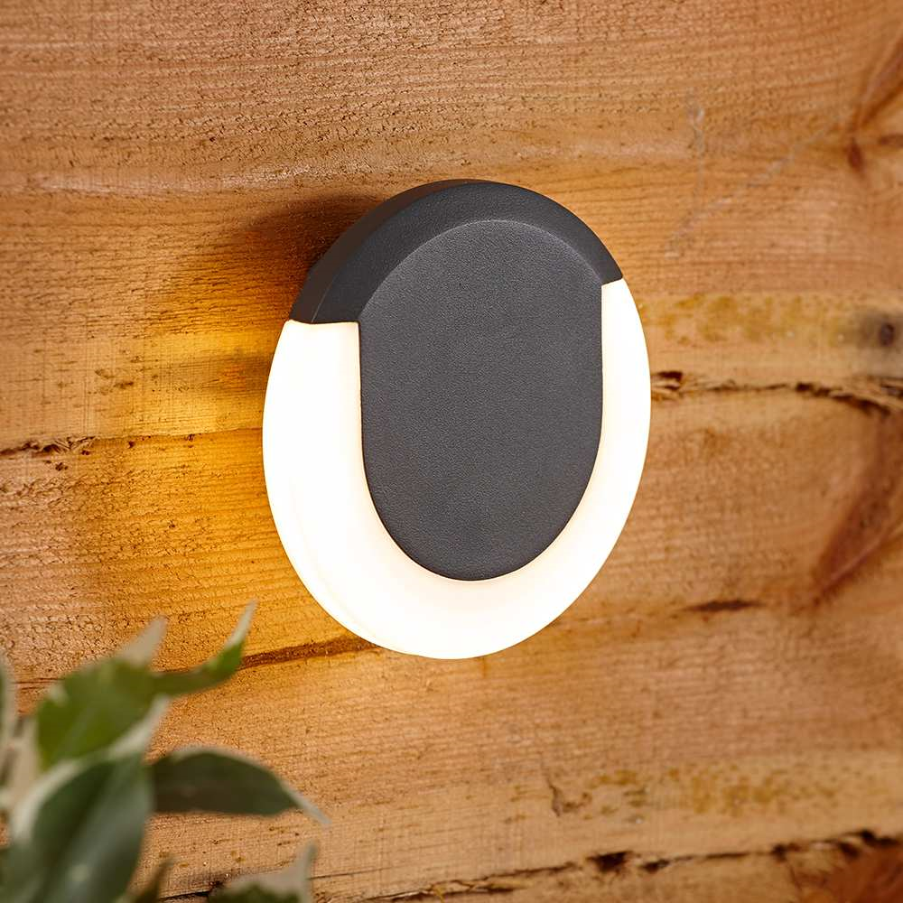 Click to view product details and reviews for Biard Crescent Halo Led Circular Wall Light Biard Crescent Halo Led Circular Outdoor Wall Light.